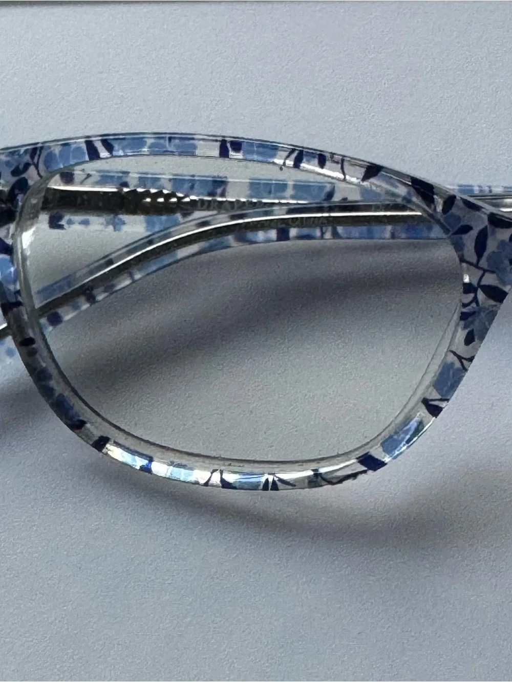 Draper James DJ1001 (414) indigo Floral 48-16 Eyeglass frame/ pre-owned